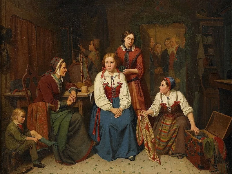 1820-Peter Eskilsson - Preparativi per il matrimonio, 1857